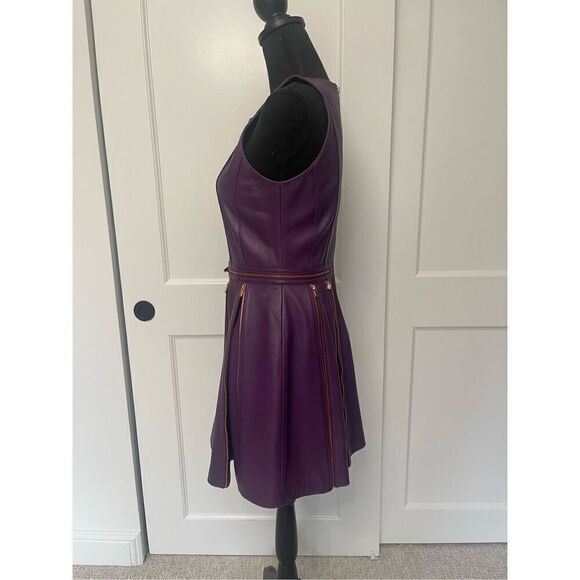 Thomas Wylde Lamb Leather Dress Size M - Picture 4 of 11